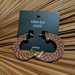 3 for $30 | Basket wave boho earrings